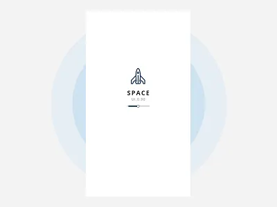 Space UI 0.98 adobe xd contest creative mints extralight freebie madewithadobexd playoff rebound rom space splashscreen