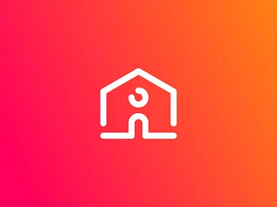 iTiny blockchain branding crypto ecosystem home inteligent line logo people rounded smart token