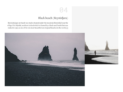 Black Beach beach black css grid highlight