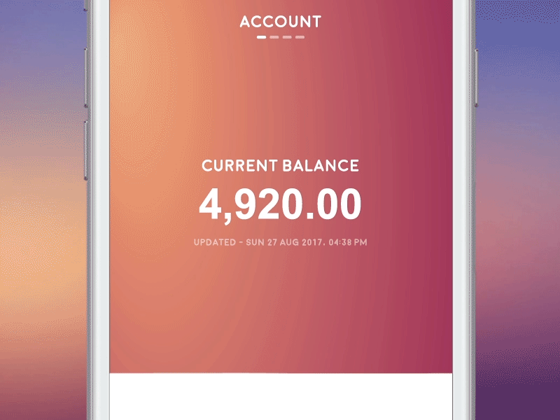 Need refresh? Just pull it down mobile ui refreshing ui interaction