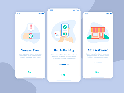 Pila. Onboarding app ios mobile ui onboarding