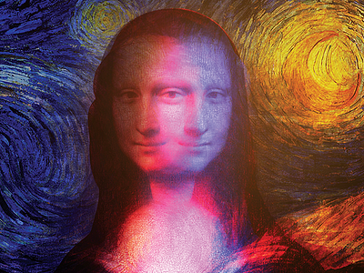 Monalisa art direction photo manipulation