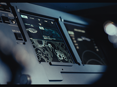 HUD/VFX spaceshuttle display after effects cinema4d nuke