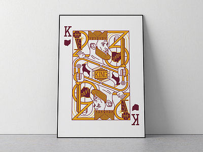 Lebron James Poster 23 basketball cavaliers cleveland finals goat illustration king lebron nba ohio poster