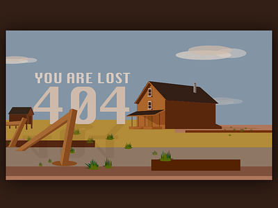 404 Error dailyui008 error illustration