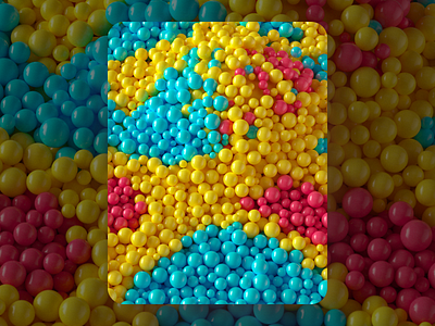 Ball Pit c4d illustration inspiration macro render spheres