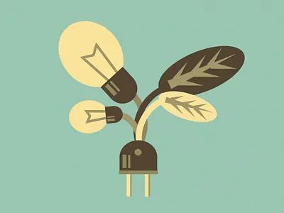 Go Green Illustration illustration