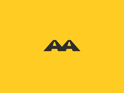 AA Rebrand Concept aa brand branding clean icon jrdickie logo rebrand road symbol