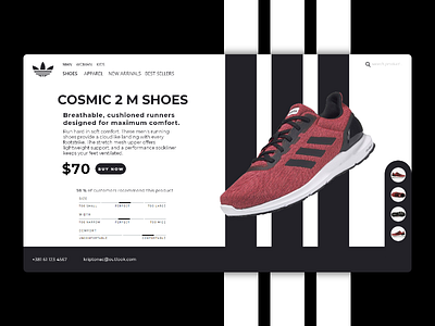 ADIDAS adidas animation app design flat shoes type typography ui ux web website