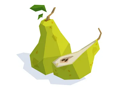 Pears - Fruit Series No. 10 design editorial food fruit graphics illustration painting pear