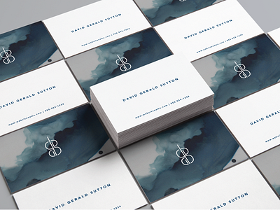 David Gerald Sutton Music | Business Cards branding identity logo mark music violin