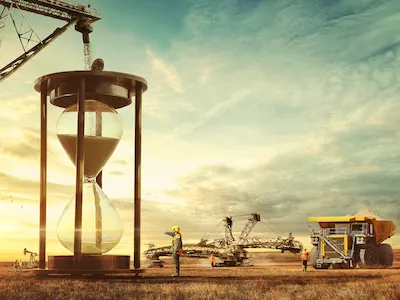 Making Time digital art hourglass photo compositing retouching surrealism time workers