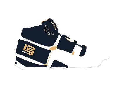 Lebron James Soldier 1 ‘ 25 straight ‘ - illustration adobe draw illustration ipad pro lebron james sneakers