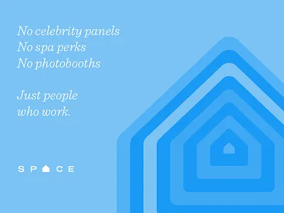 Logo Design: SPACE co-working space color logo design thirty logos typography