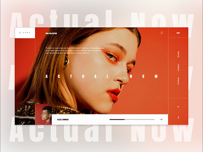 Actual Now Collection - Fashion E-commerce Landing ecommerce fashion landing page