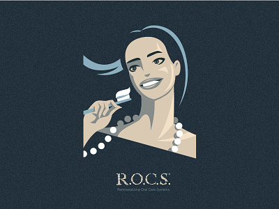 R.O.C.S. girl pearl toothbrush toothpaste