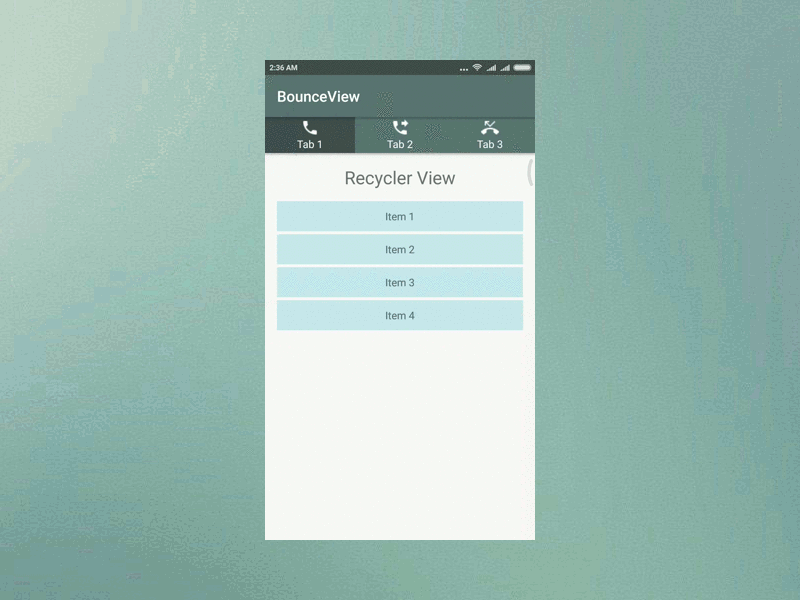 Bounce View Animation android animation bounce clashroyale library ui view