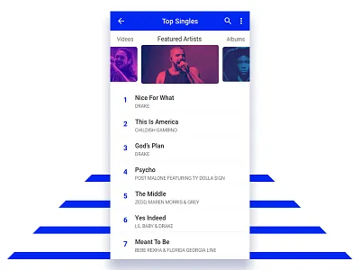 Music Leaderboard app chart daily ui design leaderboard music ui ux