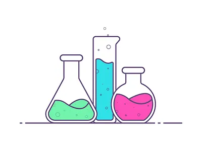 Chemistry Lab apparatus icondesign iconography icons illustration lab laboratory outline