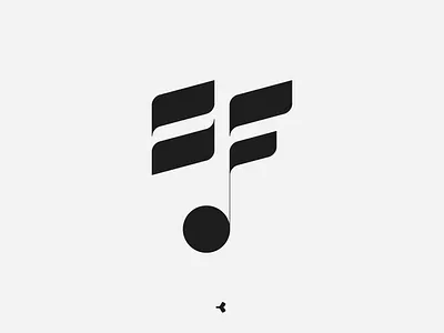 Sound Factory | Symbol Concept circle construction face invisible letter lettermark minimal monochromatic monogram note sign sound