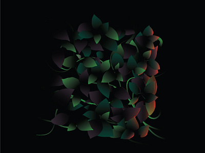 Leaf dark highlight illustration leaf