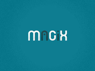 mAgIx ai artificialintelligence clean dynamic logo magix movement typography typologo