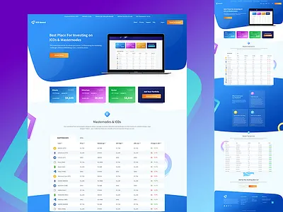 Cryptocurrency Ico Homepage Design bitcoin blockchain blockchain landing page btc cryptocurrency cryptocurrency homepage eth etherium ico oyster