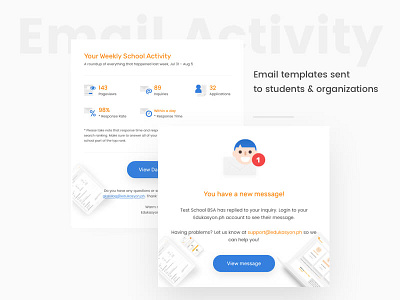 Edukasyonp.h Email Templates card design education edukasyonph illustrations kervin tan krvin philippines ui design