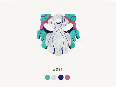 Masked twentyfour color design illustration mask