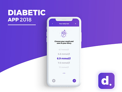 Diabetic App app design diabetic graphic ui ux