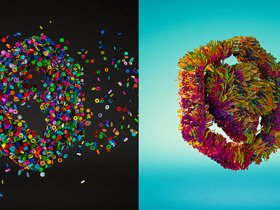 Everydays | Cinema 4d cartoon cinema4d colorful everydays hexagon mograph redshift transition