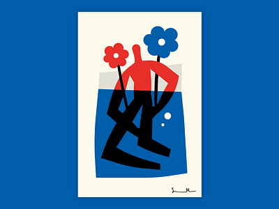 Primary nature. a sho design digitalart flowers futurism graphicdesign illustrated illustrations nature primary stefanomarra