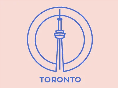 Toronto | CN Tower canada cn tower icon design illustration the six toronto