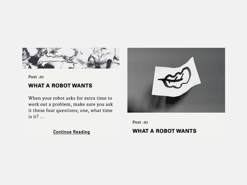 Blog Post Exploration blog development end front interface user web