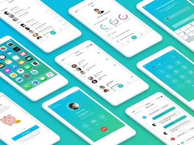 Rebtel Redesign calling app ios ui