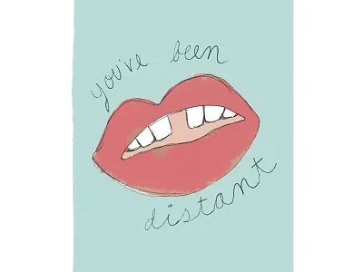 Illustrated Greeting Card graphic design hand lettering illustration pastels