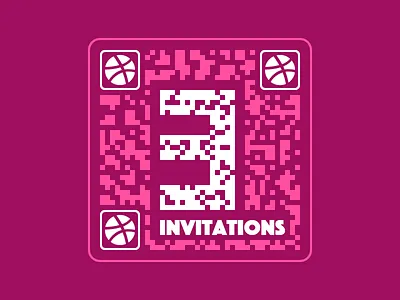Dribbble Code code digital dribbble invitation invite three
