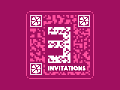 Dribbble Code code digital dribbble invitation invite three