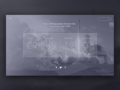 Daily UI challenge #014 - Countdown countdown daily ui daily ui challenge ui design user interface web page webdesign