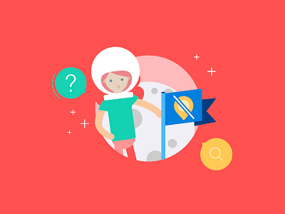 I'm lost! app design illustration imagery