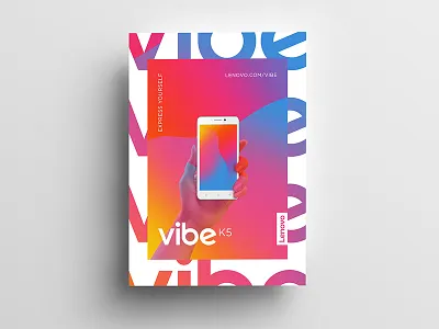Lenovo Vibe branding colour colourful lenovo vibrant visual identity