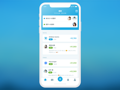 Payment Concept UI app creditcard financial fintech money payment ui visa wallet