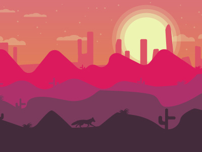 Desert by iroh design graphics inspired vector