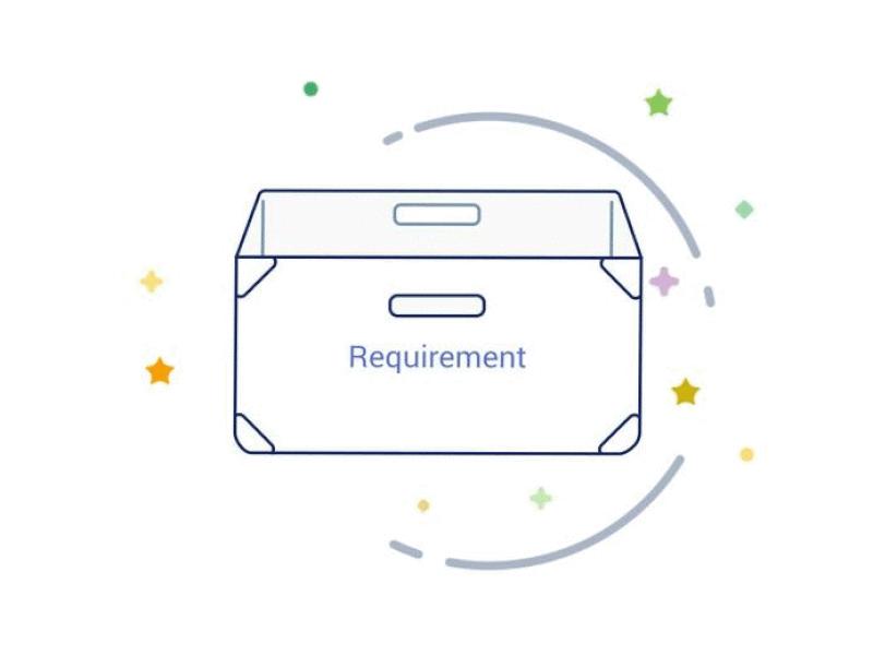 Create a Requirement aftereffects animation create requirement illustrator infoedge lineanimation motion graphics motiongraphics naukri onboarding rms