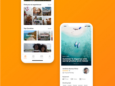 Memoto | UI App brand mvp photography sketch style tile travel ui ux visual