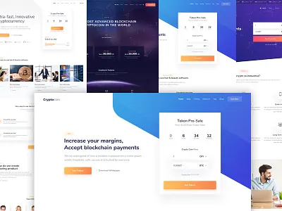 Cryptocurrency WordPress theme cryptocurrency design photoshop wordpress