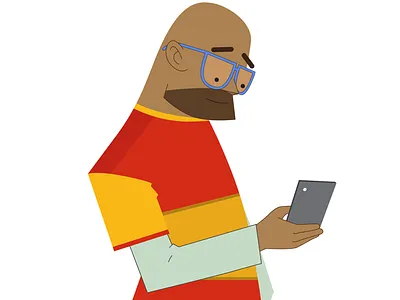 Instagram Boy By Sprinble chatting design illustration masterpiece mobile pinging smart sprinble ui