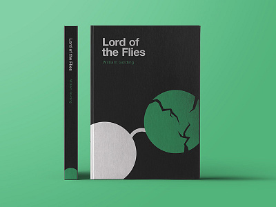 Lord of the Flies book cover book covers book design books cover design graphic graphic design helvetica illustration lord of the flies novel