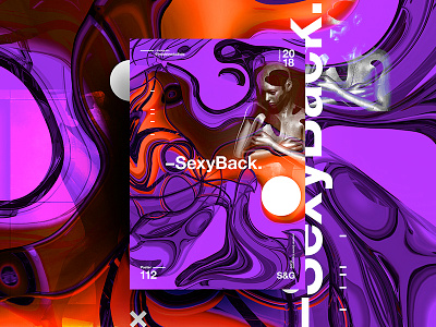 SexyBack. | The 2nd. 2018 abstract art color design gradient skillshare swiss digitalart tutorial type typography