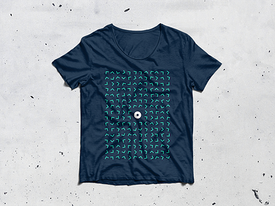 The Hub T-Shirt dynamic hub identity mockup space t shirt visual work